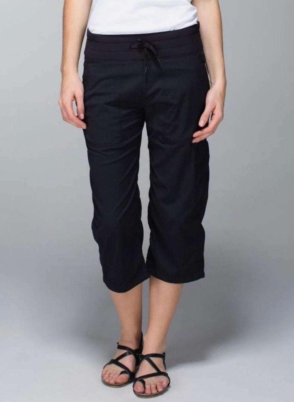 Lululemon Dance Studio Crop Pants Black, 8